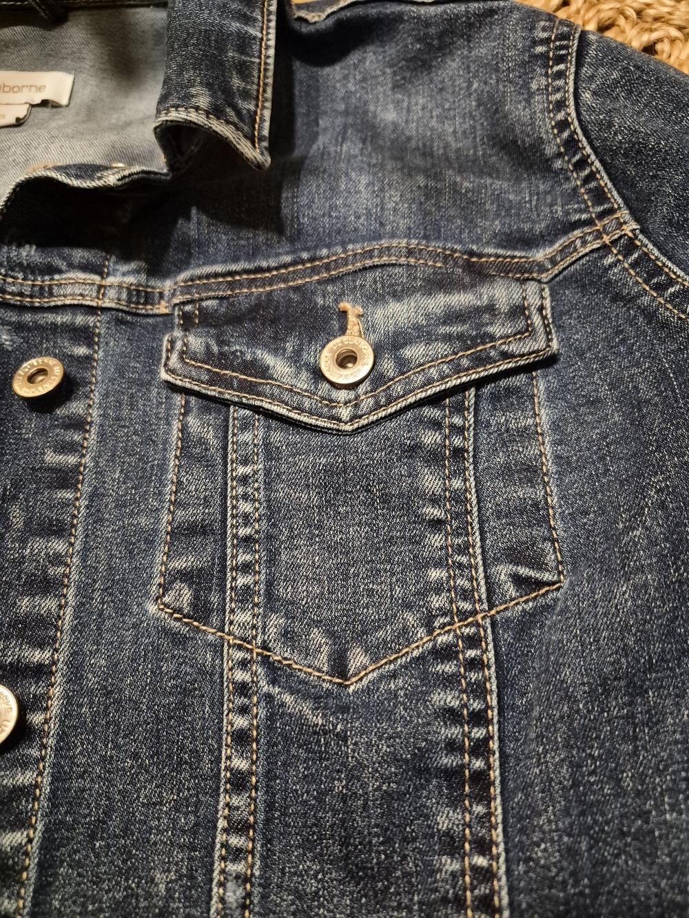 Liz Claiborne Denim Jacket - Picture 3 of 5